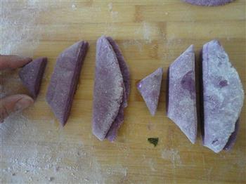紫薯菊花卷的做法步骤12