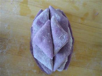 紫薯菊花卷的做法图解13