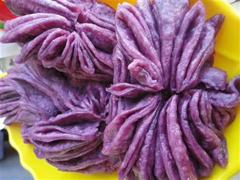 紫薯菊花卷的做法步骤18