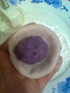 紫薯冰皮月饼的做法图解13