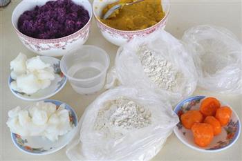 紫薯酥皮蛋黄月饼的做法步骤1