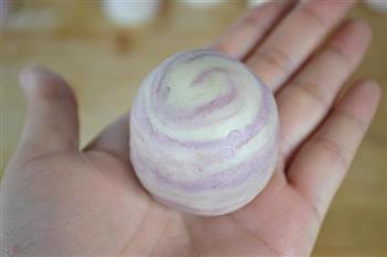 紫薯酥皮蛋黄月饼的做法图解15