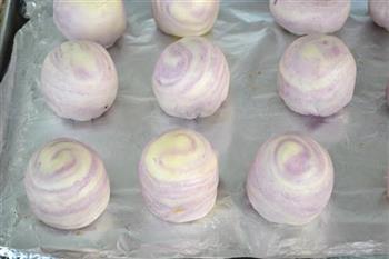 紫薯酥皮蛋黄月饼的做法步骤16