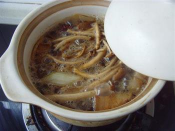 茶树菇烧五花的做法步骤8