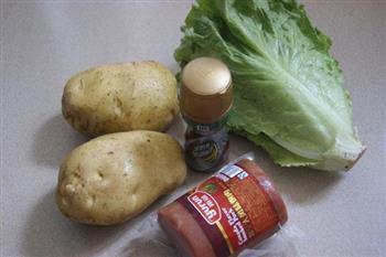 黑椒风琴土豆的做法步骤1
