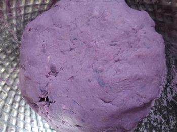 奶香紫玫瑰花卷的做法图解5