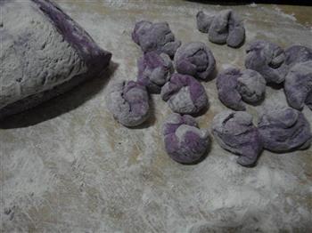 奶香紫玫瑰花卷的做法图解6