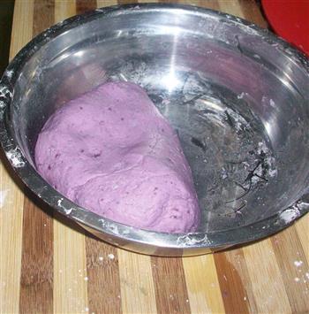 椰香紫薯球的做法步骤3
