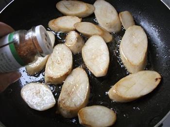 椒盐香煎杏鲍菇的做法步骤6