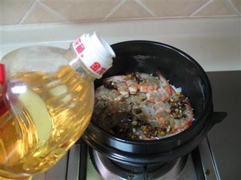 金银蒜鲜虾煲饭的做法图解10