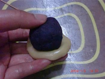 紫薯月饼的做法步骤10