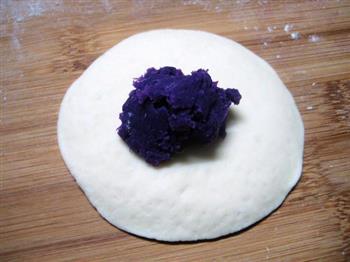 紫薯馅包子的做法步骤5
