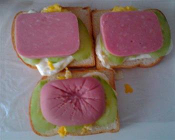 简易三明治的做法图解5