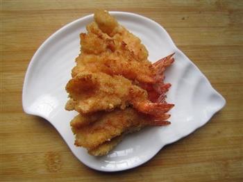 日式炸虾的做法步骤8
