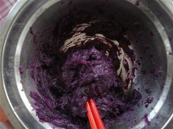 奶香紫薯冰皮月饼的做法步骤6