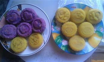 紫薯双仁冰皮月饼的做法步骤10