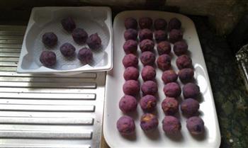 紫薯双仁冰皮月饼的做法图解5