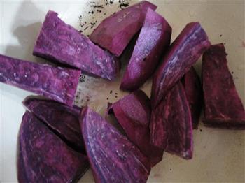 奶香紫薯冰皮月饼的做法图解1