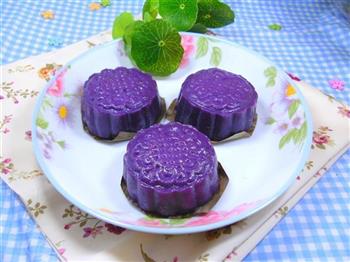 紫薯豆沙饼的做法步骤12