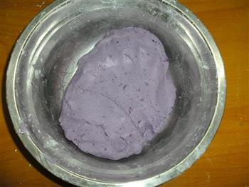 紫薯豆沙饼的做法图解4