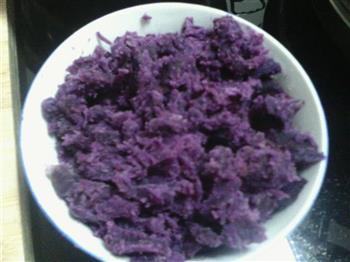 紫薯冰皮月饼的做法步骤3