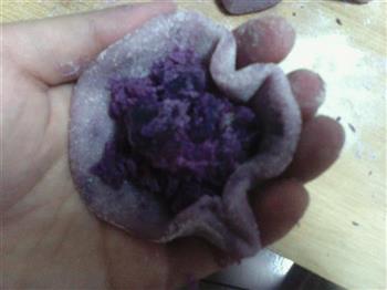 紫薯冰皮月饼的做法图解6