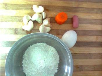 菱角蛋饼的做法步骤1