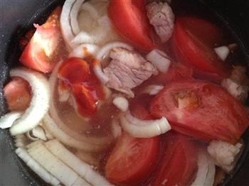 懒人版番茄牛肉汤的做法步骤6