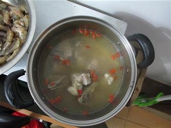 风味鲜虾粥的做法步骤7