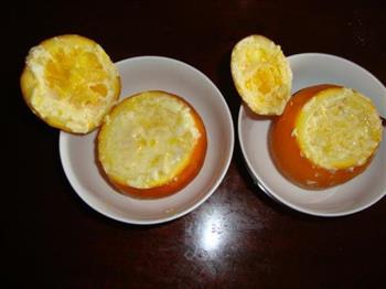 鲜橙蒸蛋的做法步骤13