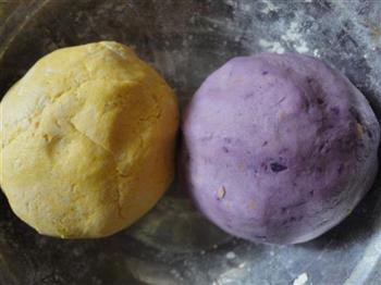 紫薯南瓜糯米糍的做法步骤5