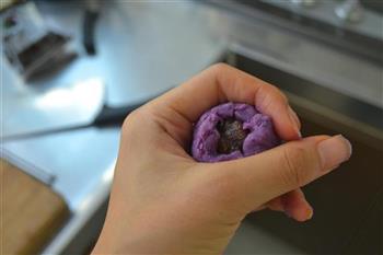 奶香紫薯球的做法图解5
