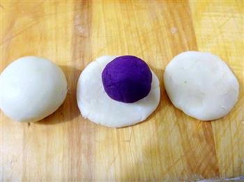 紫薯酥皮月饼的做法步骤12