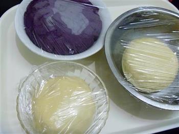 紫薯酥皮月饼的做法图解3