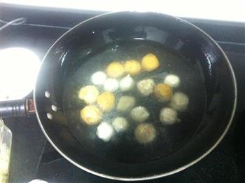 鸡毛菜丸子汤的做法步骤5