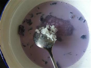 紫薯发糕的做法图解2