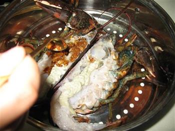 蒜蓉蒸龙虾的做法步骤14