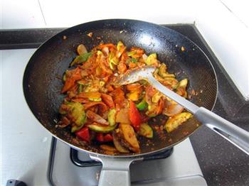 韩式大酱炒杂蔬的做法步骤10