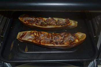 蒜香腊肉烤茄子的做法步骤8