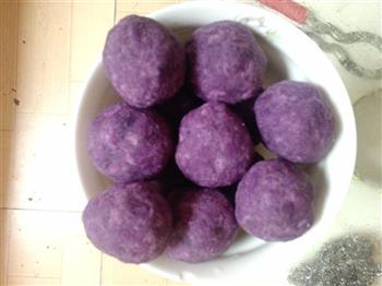 紫薯球的做法步骤3