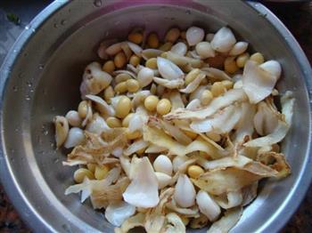 玉竹南杏百合豆浆的做法步骤3