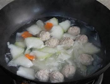 冬瓜肉丸清汤的做法步骤7