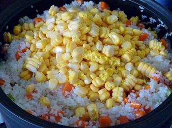玉米腊肠饭的做法图解8