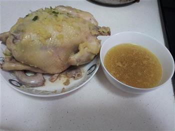 姜葱蒸鸡的做法步骤6