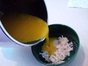 金针南瓜浓汤的做法图解8