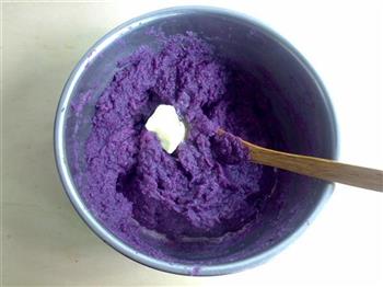 桂花紫薯糯米饭的做法图解2