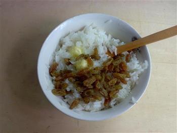 桂花紫薯糯米饭的做法图解4