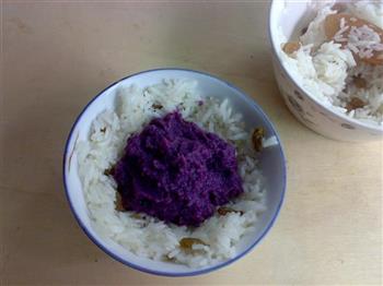 桂花紫薯糯米饭的做法步骤7