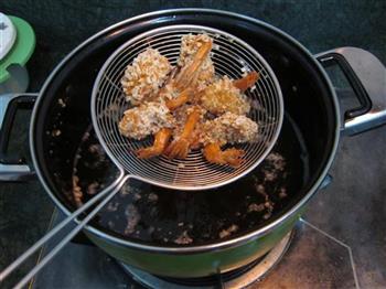 黄金芙蓉虾的做法步骤9