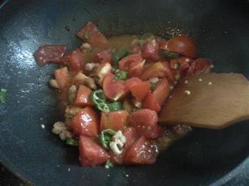 柿子肉丁蛋花汤的做法步骤5